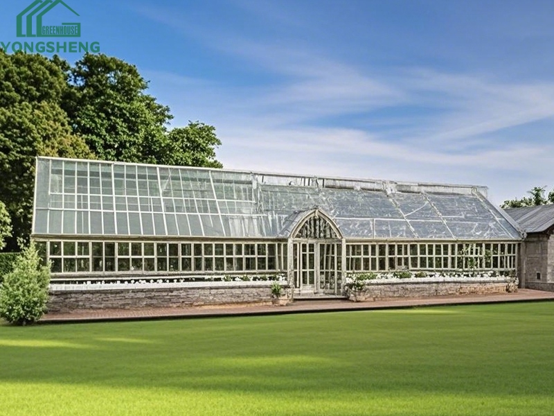 Outdoor Garden Glass Greenhouse For Sale